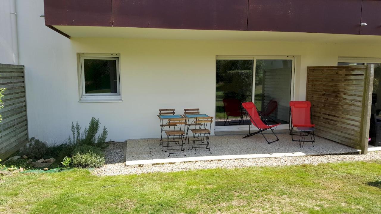 Charmant Studio Residence Avec Terrasse Jardin Au Centre De Vannes Luaran gambar